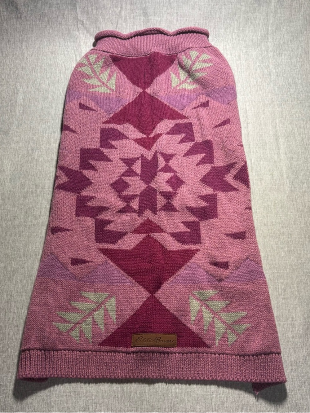 Eddie Bauer Pink Dog sweater